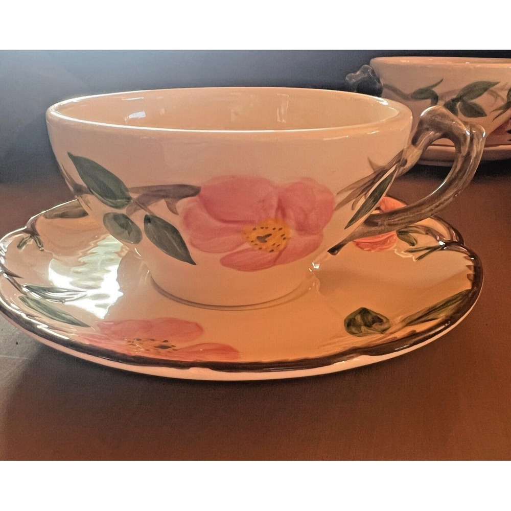 Franciscan Desert Teacup & Saucer Set‎ USA California Vintage Tea Cup U.S.A